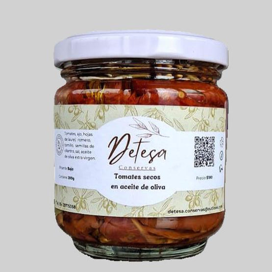 Tomates secos en aceite de olvia