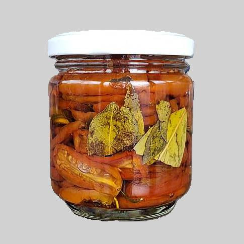 Tomates cherry secos en aceite de olvia