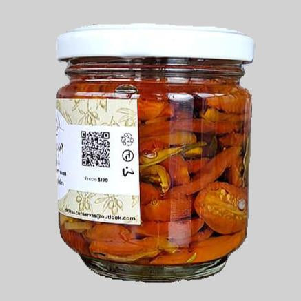 Tomates cherry secos en aceite de olvia