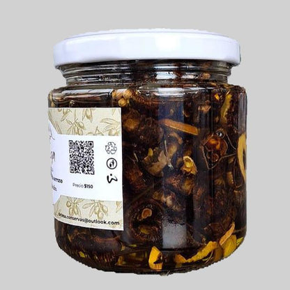 Chicharrón de chile serrano en aceite de oliva
