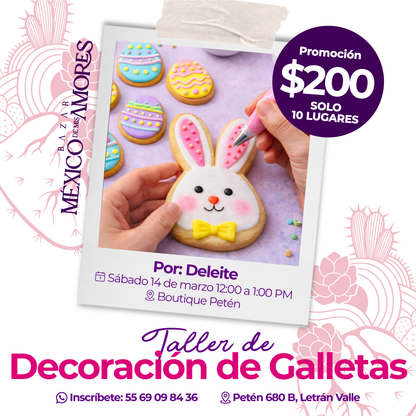 Taller Decoración de Galletas