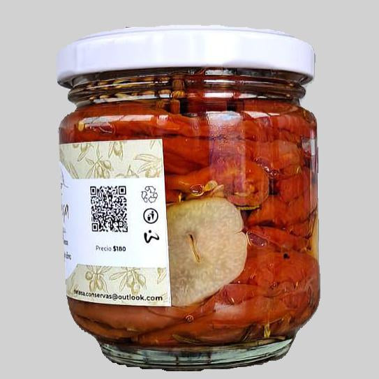 Tomates secos en aceite de olvia