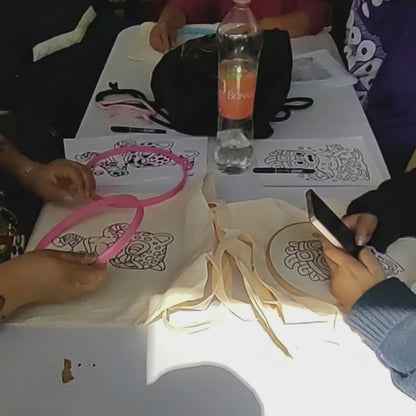 Taller de Bordado Tote Bag Presencial